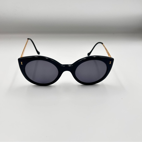 Illesteva Black Palm Beach Cat eye Sunglasses